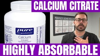 🦴 Pure Encapsulations Calcium Citrate Review - Bone, Teeth, Colon, and Cardiovascular Supplement