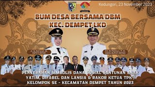 Live streaming BUM DESA BERSAMA DBM SE KECAMATAN DEMPET LKD - DEMAK JAWA TENGAH