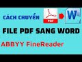 Hướng dẫn chuyển file PDF sang word thành công