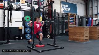 Back Rack Front Foot Elevated Split Squat