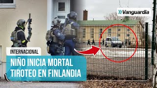 🔴💥 NIÑO DE 12 AÑOS PROTAGONIZÓ UN MORTAL TIROTEO EN FINLANDIA | Vanguardia