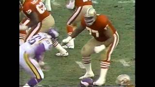 49er bubba paris vs viking chris doleman
