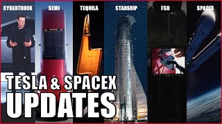 Tesla Updates: Cybertruck, Tesla SEMI, Tesla Tequila, Starship, FSD, SpaceX (Latest News)