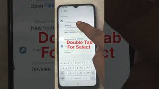 How To Off Talk Back In Samsung A12 ⚡ How To Remove TalkBack From Samsung Mobile 🔥🔥#shorts #ytshorts