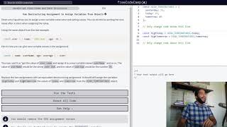 Assign Variables from Objects in JavaScript (Destructuring Assignment)