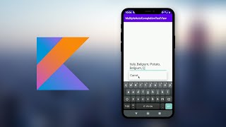 MultiAutoCompleteTextView Tutorial (Android Studio 2020)