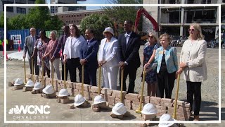 Demolition process begins for the old main library in Uptown Charlotte