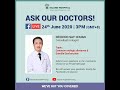 Common urologic problems & Erectile Dysfunction by Dr. Khoo Say Chuan, Consultant Urologist.