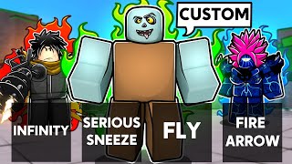 TROLLING PLAYERS With CUSTOM MOVESETS in Roblox The Strongest Battlegrounds..