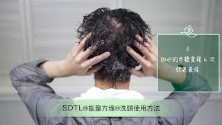 SDTL® 能量方塊® 洗頭使用方法