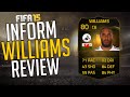 FIFA15: IF WILLIAMS REVIEW (80) +INGAME STATS! FIFA15 PLAYER REVIEW!