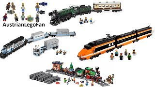 All Lego Creator Trains 2009 - 2016 - Lego Speed Build Review