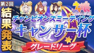 【ウマ娘】第2回キャンサー杯グレードA決勝結果 クリオグリンでもらったな【ウマ娘プリティーダービー実況攻略動画】