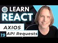 React Axios Api Requests | Axios With React Js Tutorial