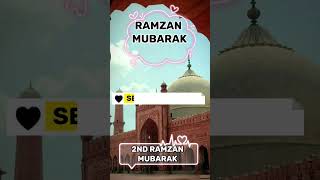 Ramzan Ki Dusri Sehri Mubarak 2023 2nd 🥗 sehri Mubarak whatsapp status    Ramadan mubarak video 2023