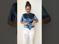 Easy  & Cool T- Shirt front Styling 💙 | Style with BeingNavi #Shorts