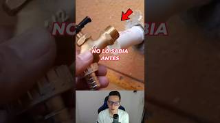 COMO ADAPTAR UNA LLAVE DE AGUA #como #shortvideos #tips #ideas #albanil #trabajo #soluciones #ok