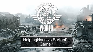 [COH2] World Championship 2019 | HelpingHans vs BartonPL | Game 1