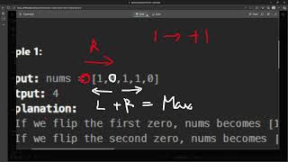 #LeetCode 487 | Max Consecutive Ones II #Java