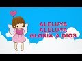 ALELUYA GLORIA AL SEÑOR (VERSION KARAOKE CON VOZ GUIA) KARAOKE KIDS