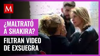 Filtran video de Shakira siendo callada por su exsuegra frente a Piqué