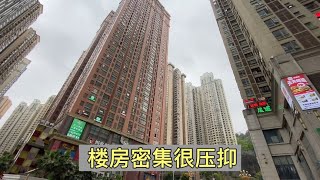 贵阳最大的小区花果园，住着40多万人，楼房太密集了好压抑啊！