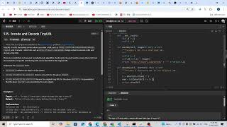 Leetcode 535. Encode and Decode TinyURL (hash table)