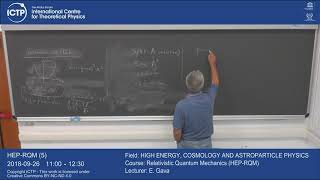 Relativistic Quantum Mechanics (HEP-RQM) 5 of 15