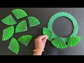 Beautiful Green Wall Hanging Craft / Paper Craft For Home Decoration /Paper Flower Wall Hanging /DIY