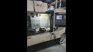 Amera Seiki A-3 CNC Vertical Machining Center w/ Side Mount Tool Changer, Chip Auger \u0026 Fanuc Control