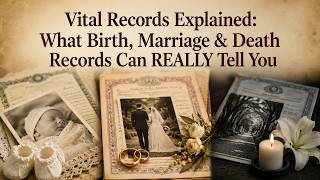 Vital Records Explained: What Birth, Marriage & Death Records Can REALLY Tell You