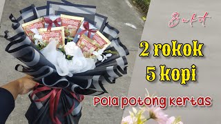 BUKET ROKOK MIX KOPI HADIAH COWOK WRAPPING MANGKOK