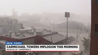 Vanderbilt implodes its Carmichael Towers