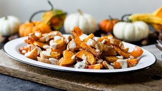 Spiced Butternut Squash with Tahini Sauce