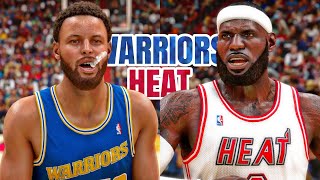 ALL-TIME WARRIORS vs ALL-TIME HEAT | NBA 2K24 (PS5)