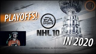 NHL 10 in 2020 Xbox 360 Gameplay | NHL 10 Season Mode PLAYOFF HOCKEY!