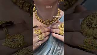 wow very beautiful antique Nakshi necklace 👌✌️//gold necklace design //#kavitha4ramu