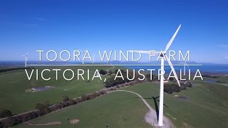 Our World by Drone in 4K - Toora Wind Farm, Victoria, Australia