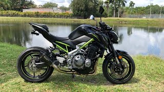 2019 KAWASAKI Z900 WALK AROUND VIDEO LEXTEK EXHAUST!