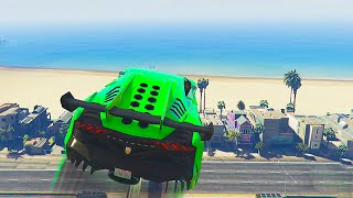 INSANE CAR FLIGHTS! (GTA 5 Funny Moments)