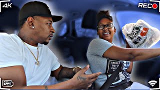 THROWING MY HUSBAND NEW SHOES OUT THE WINDOW PRANK!! *HE WENT OFF*