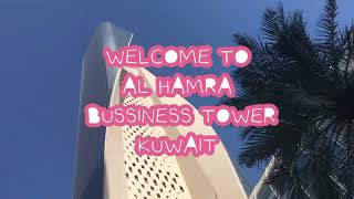 The Amazing View of kuwait from 55 floor of Al Hamra Tower kuwait City, Kuwait.