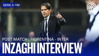 FIORENTINA 3-4 INTER | SIMONE INZAGHI INTERVIEW 🎙️⚫🔵
