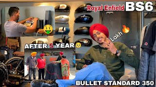 TAKING DELIVERY OF BULLET STANDARD 350 🔥 | 2023 | Vlog #1