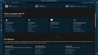 documentation finding C# windows application development. using windows form (.net framework).