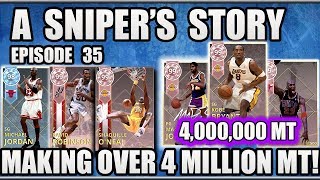 MAKING OVER 4,000,000 MT AND BUYING OUR FIRST PINK DIAMOND IN NBA 2K18 MYTEAM