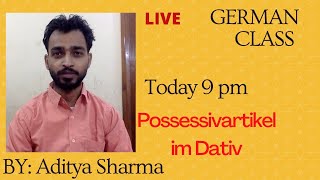 live German Class| A2 Level German|Possessivartikel im Dativ| A2 Level German| Learn German Easily|