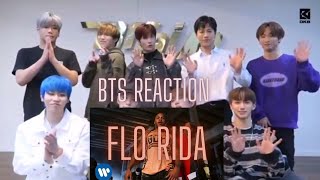 BTS Reaction to Flo Rida - GDFR ft. Sage The Gemini and Lookas