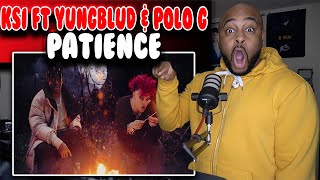 KSI feat. YUNGBLUD & Polo G ( Patience ) | THIS IS TUFFFF!!! | Reaction