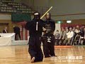 slowmotion inadomi s m vs koyama 12th all japan kendo 8 dan holder s championship round 2 19